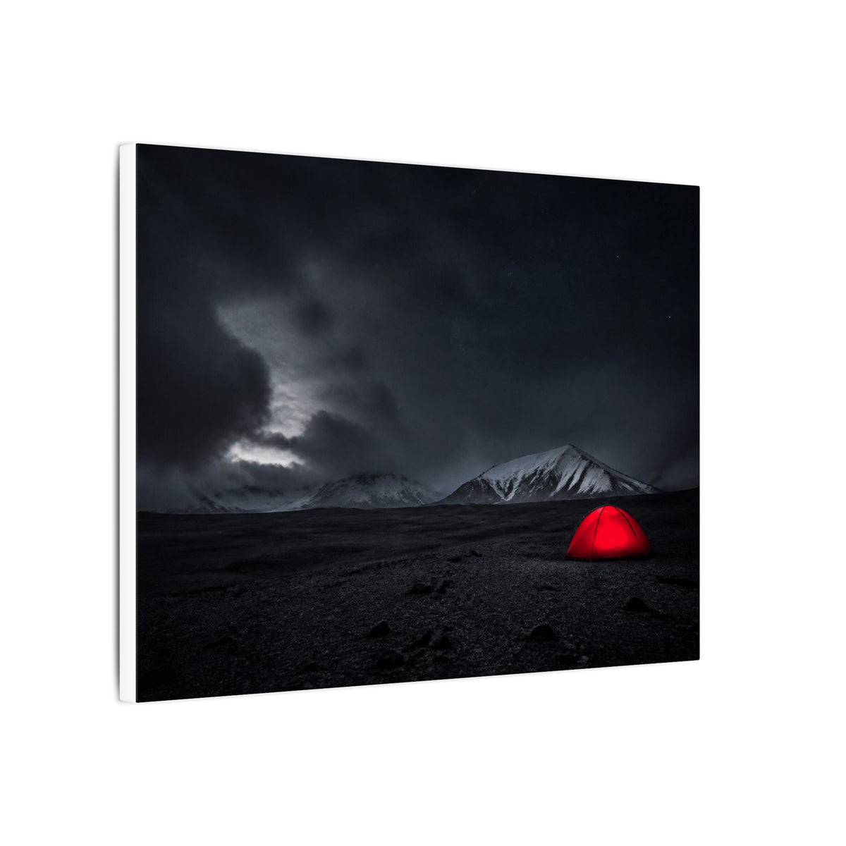 Red Tent - Wall Art Above Bed | Canvas (Landscape)