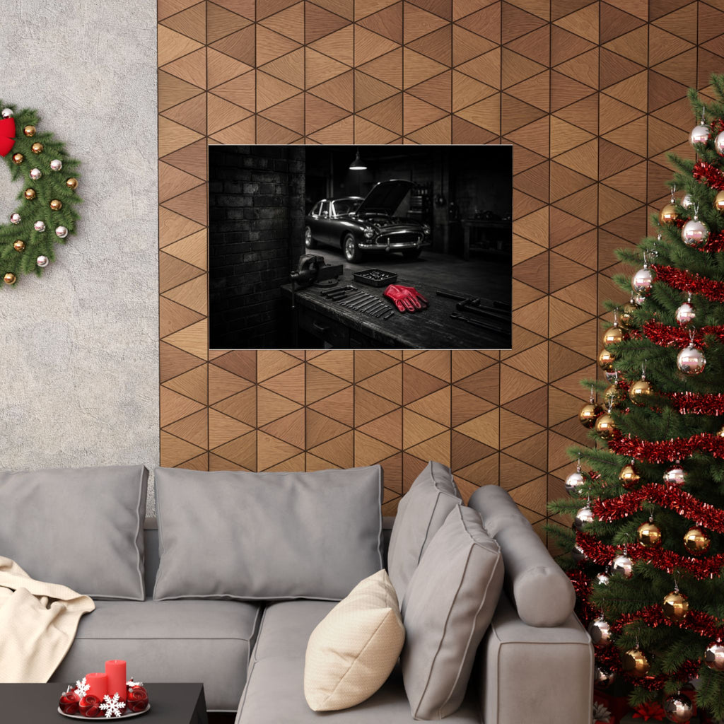 Built, Not Bought - Garage Wall Art | Matte Poster (Landscape)