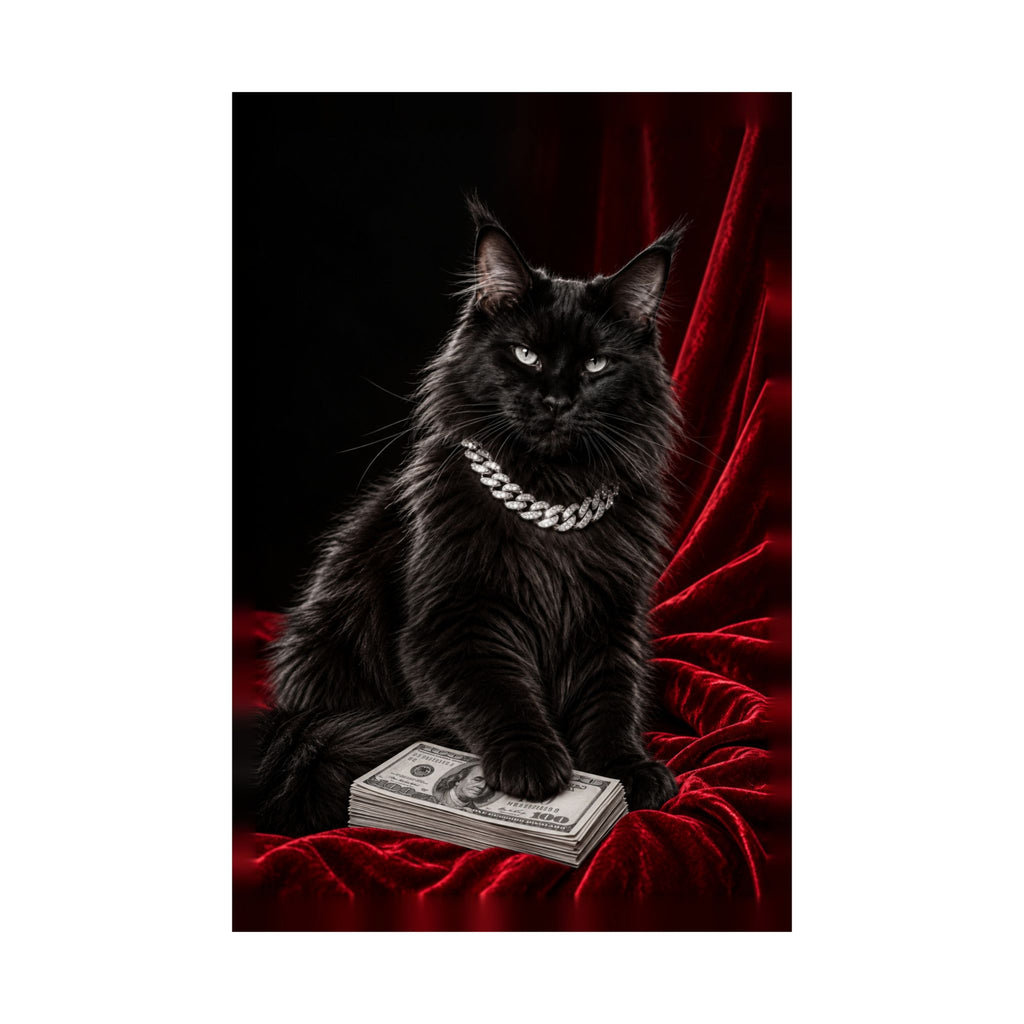 Cat Cash - Meme Wall Art | Matte Poster
