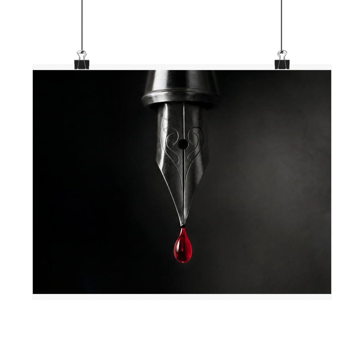The First Drop - Professional Office Art | Matte Poster (Landscape)