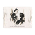Frankly My Dear - Romantic Noir Wall Art | Canvas (Landscape)