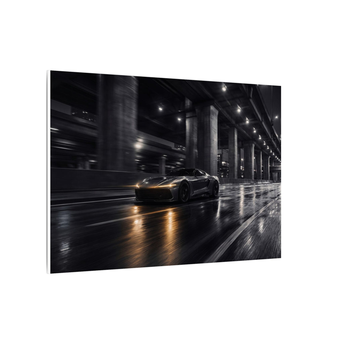 After Dark - Supercar Wall Art | Canvas (Landscape)