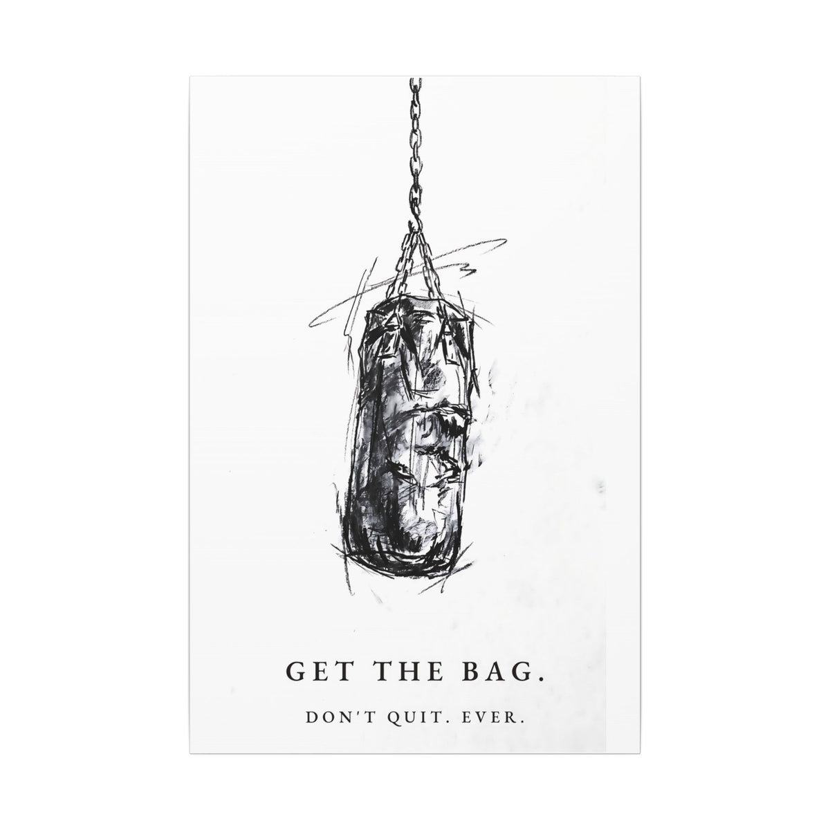 Get the Bag - Boxing Wall Art | Canvas