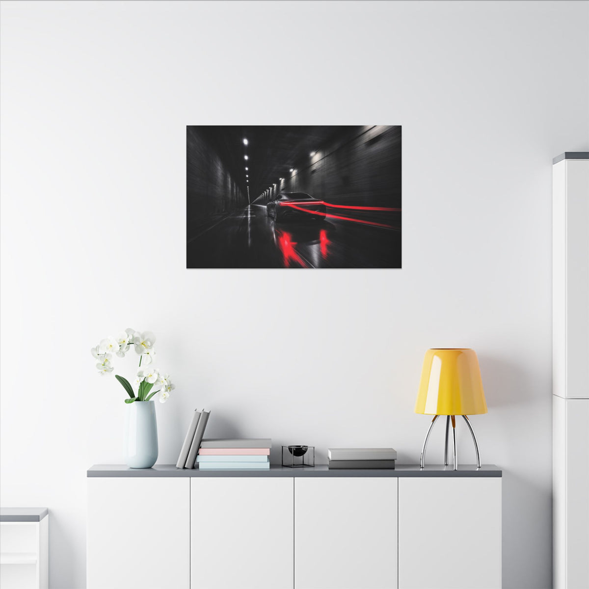Redline Tunnel - Racing Wall Art | Canvas (Landscape)