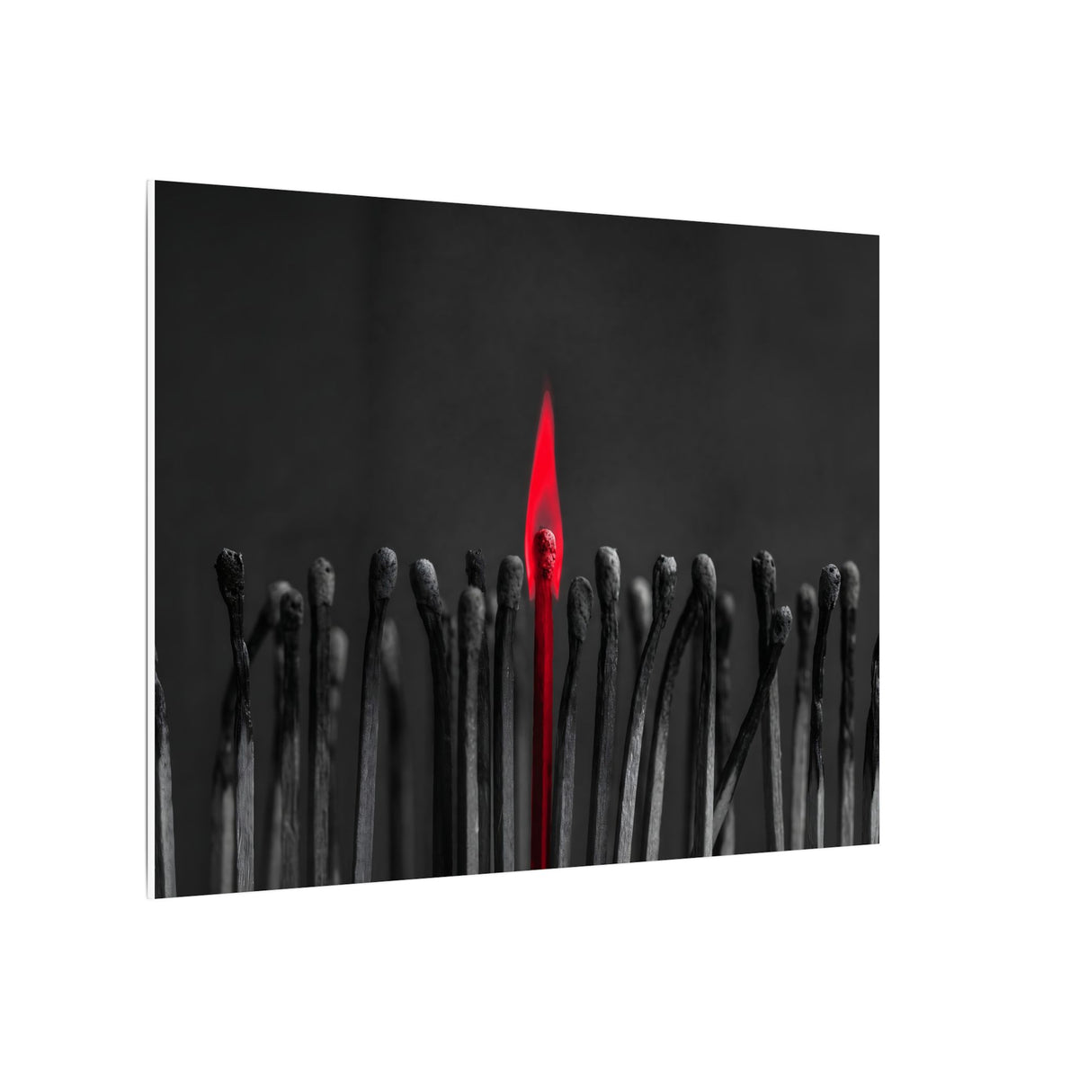 The One Still Burning - Office Wall Art For Men | Canvas (Landscape)