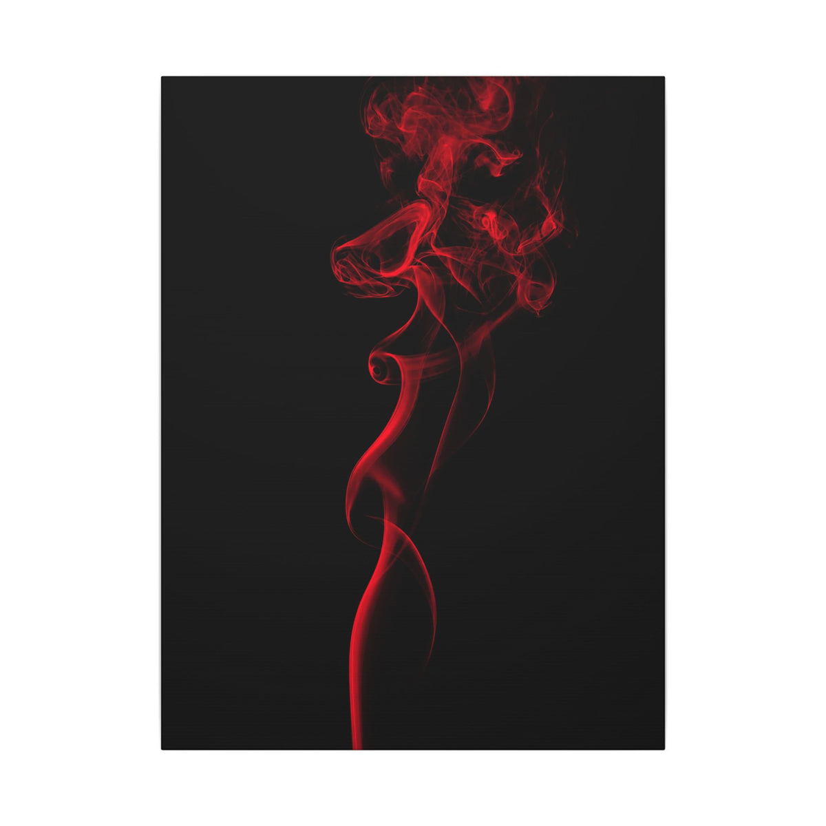 Red Smoke - Wall Art With Red Color | Canvas