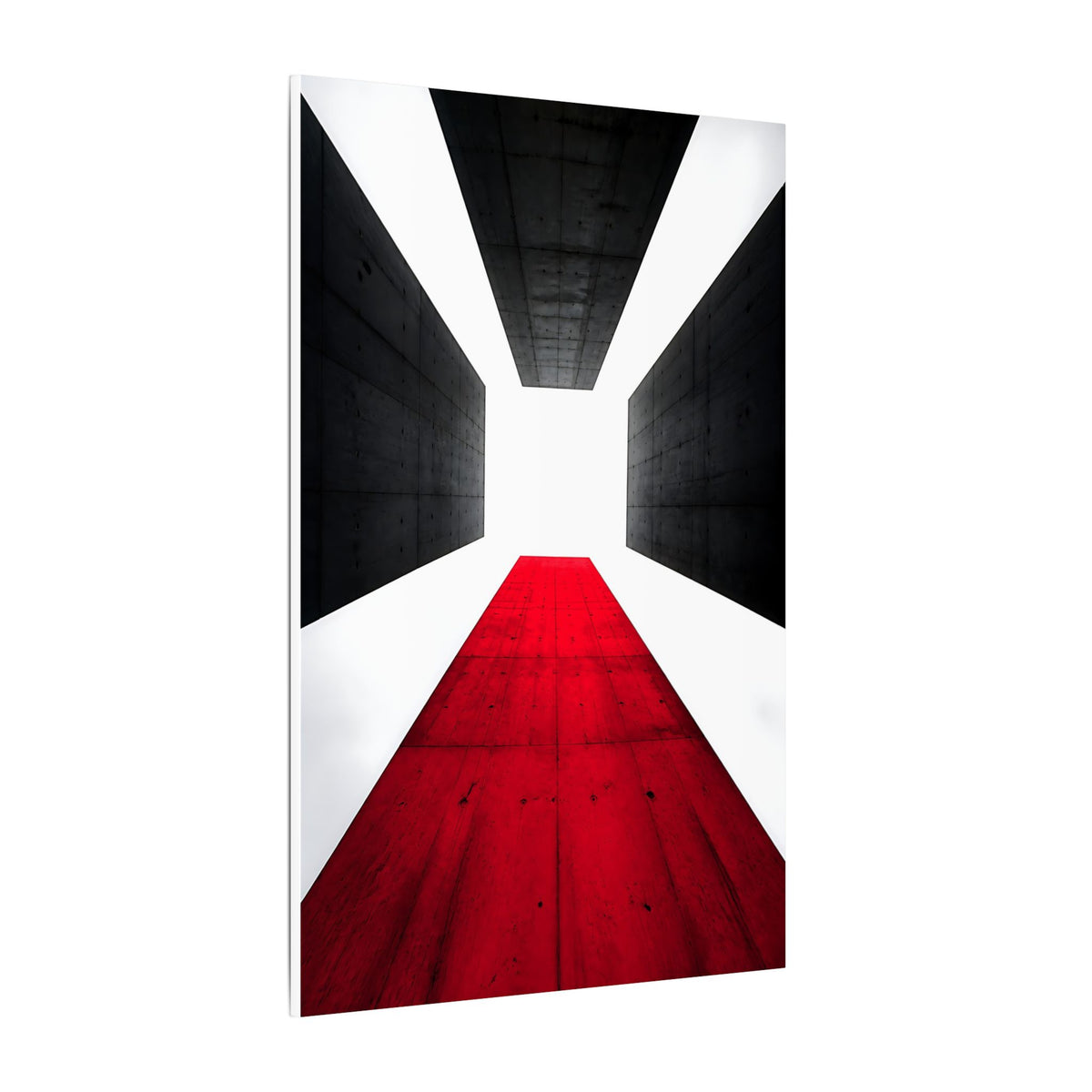 The Red Facade - Red Wall Decor | Canvas