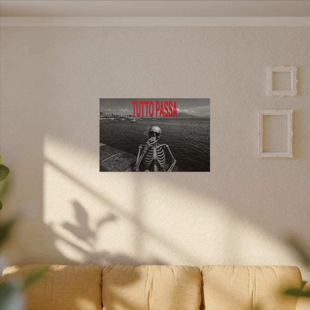 Tutto Passa - Skeleton Painting | Canvas (Landscape)