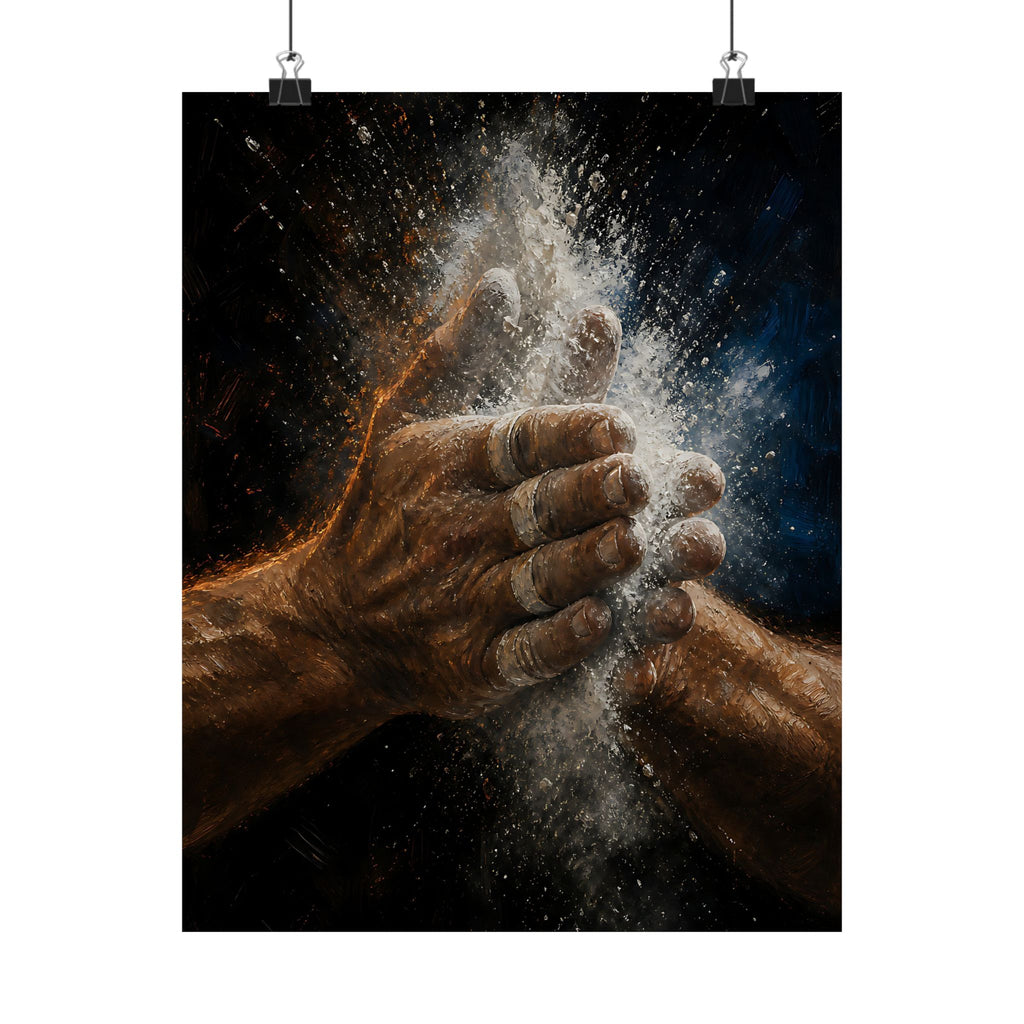 Chalk - Gym Wall Art | Matte Poster