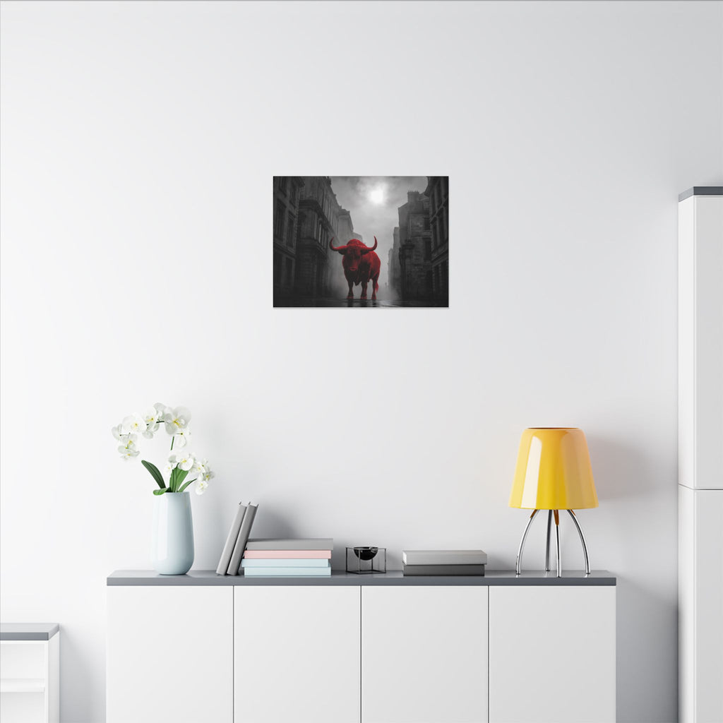 The Bull - Business Wall Art | Canvas (Landscape)