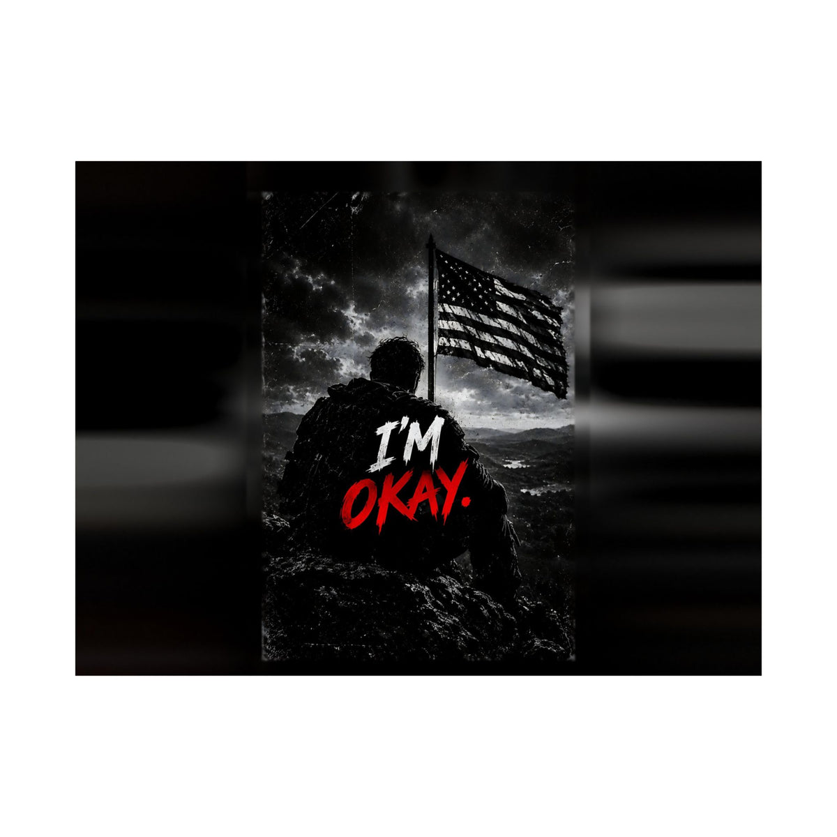 I'm Okay - Man Cave Wall Art | Matte Poster (Landscape)