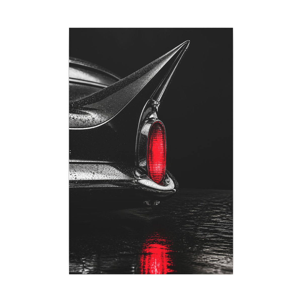 Ruby Tail - Classic Car Wall Art | Canvas