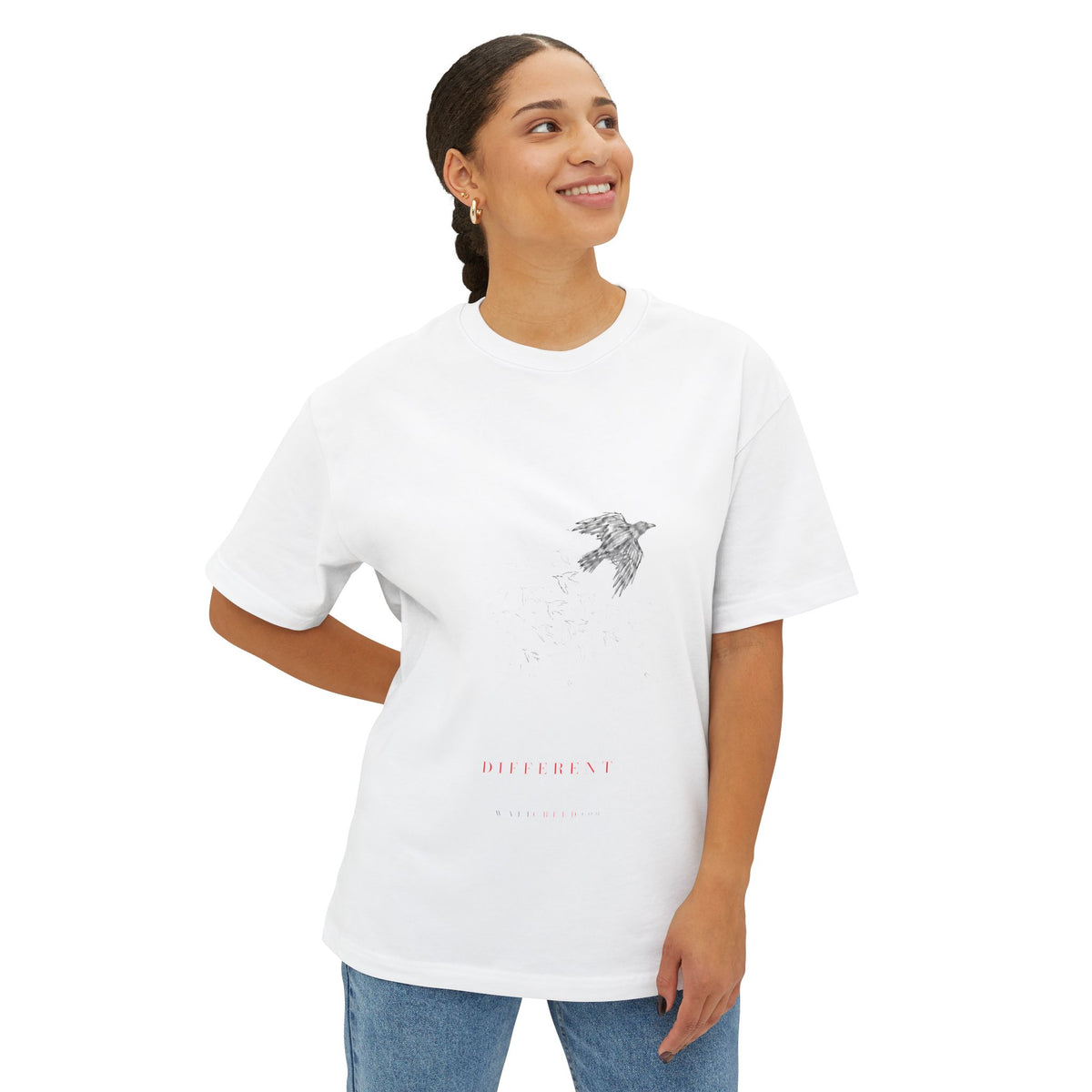 Fly Different | Heavyweight Tee (Front + Back)