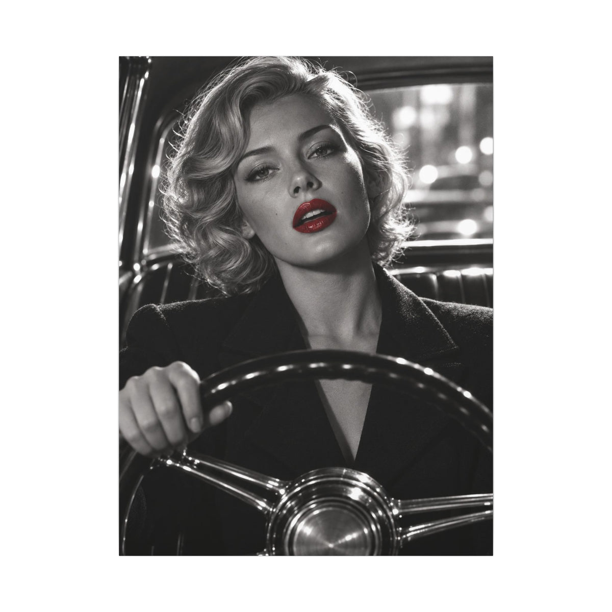Night Drive - Bedroom Wall Art | Canvas