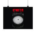Not Made to Fit - Motivational Wall Art | Matte Poster (Landscape)