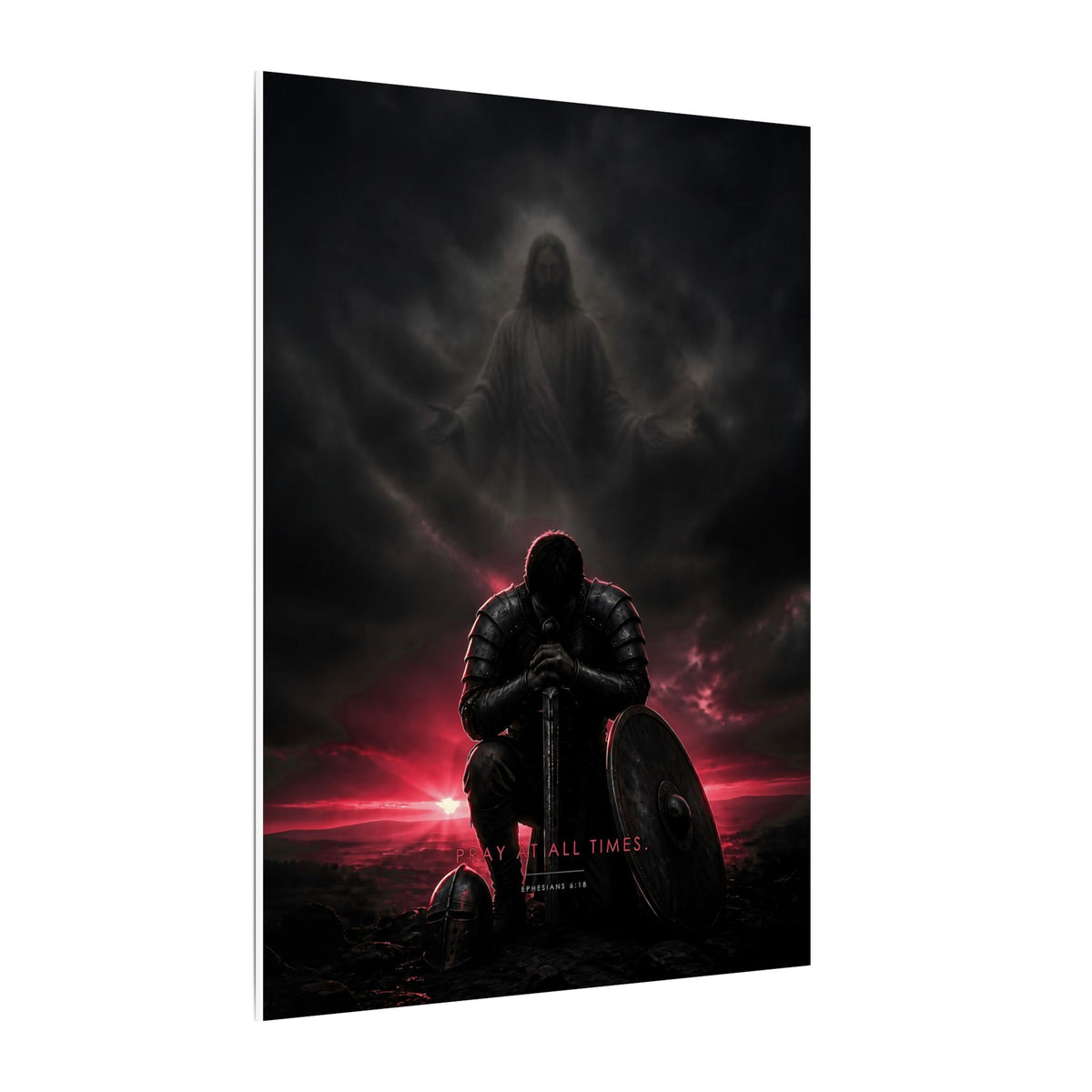 Pray, Then Stand - Armor of God Wall Art | Canvas