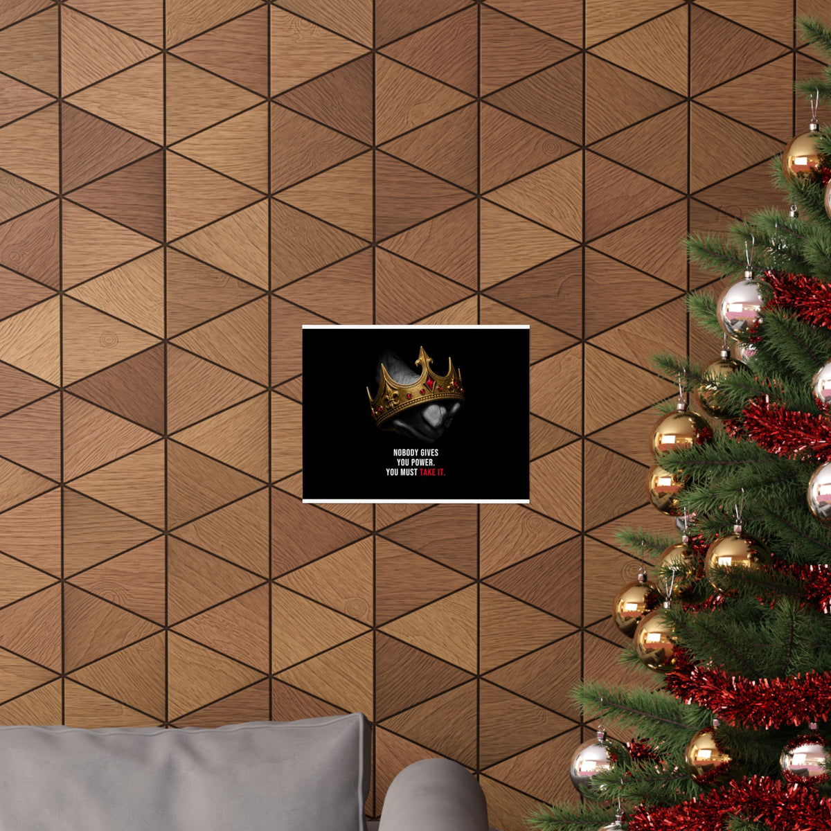 Take the Crown - King Wall Art | Matte Poster (Landscape)