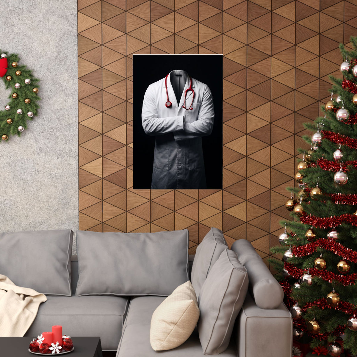 The White Coat - Doctor's Office Wall Art | Matte Poster