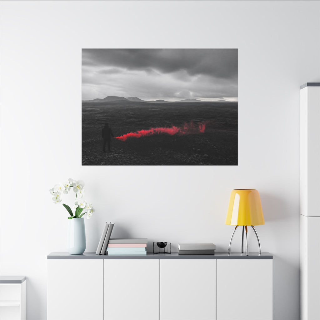 Refuse to Disappear - Above Bed Wall Art | Canvas (Landscape)