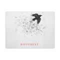 The Flock Went Left - Charcoal Wall Art | Canvas (Landscape)
