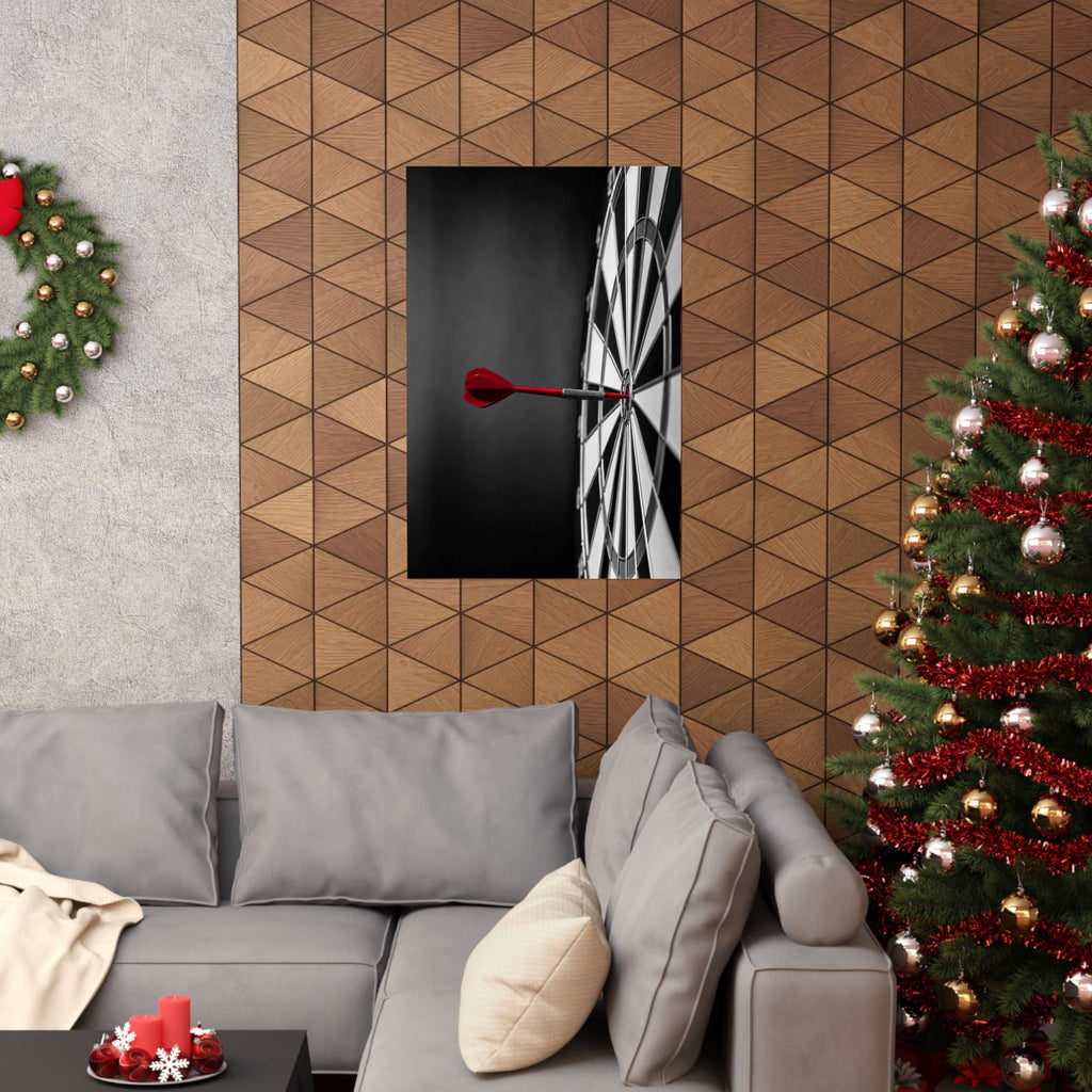 Dead Center - Mens Office Art | Matte Poster