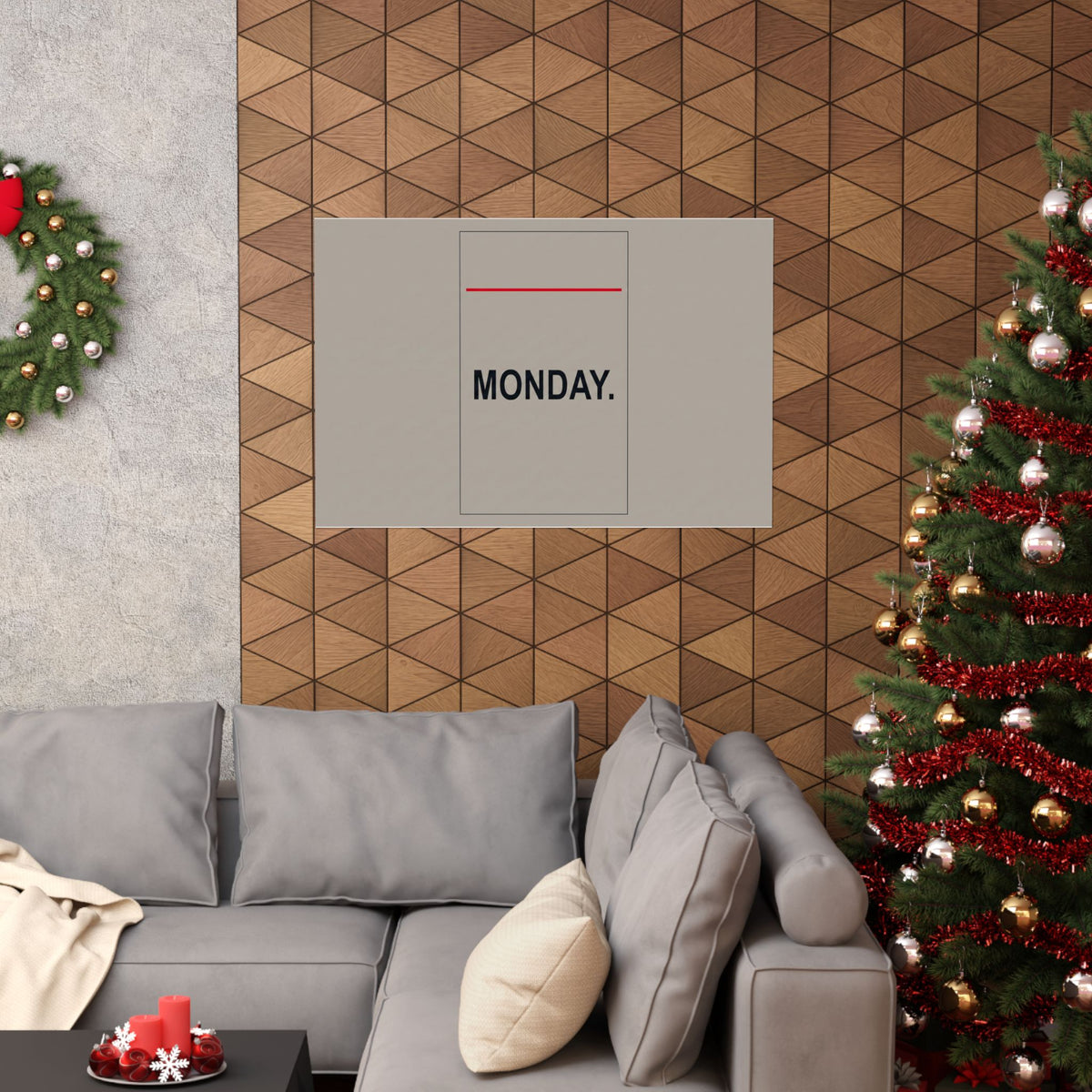 Monday - Office Wall Art | Matte Poster (Landscape)