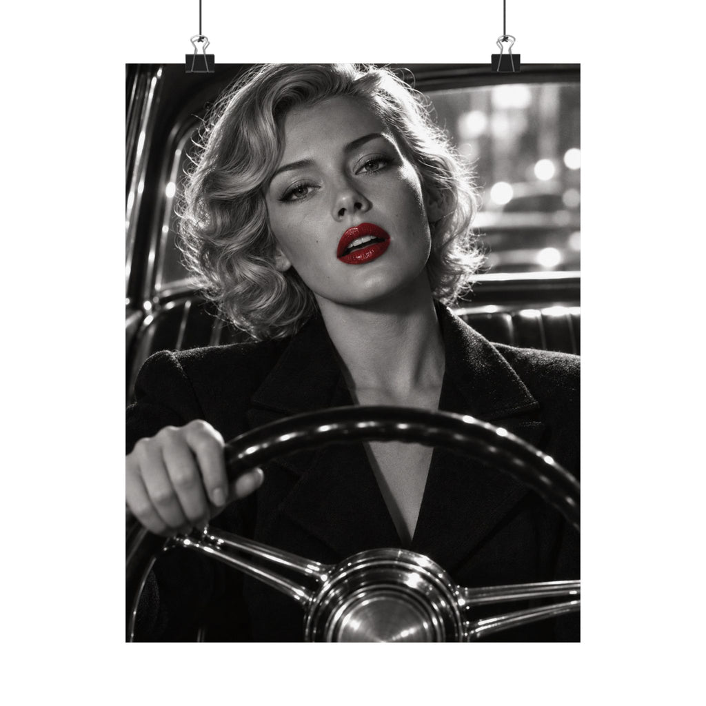 Night Drive - Bedroom Wall Art | Matte Poster
