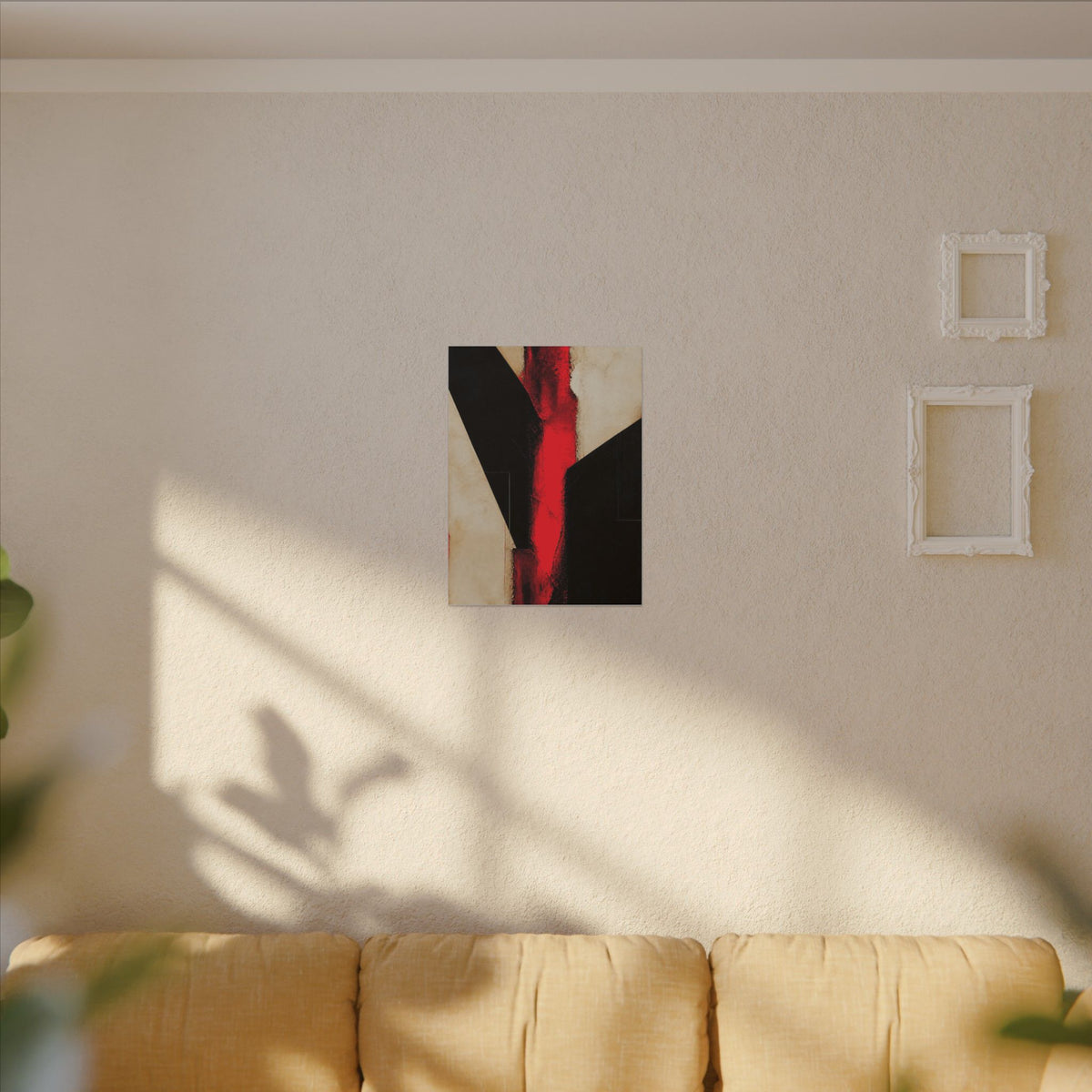 Controlled Fire - Red Wall Decor | Canvas