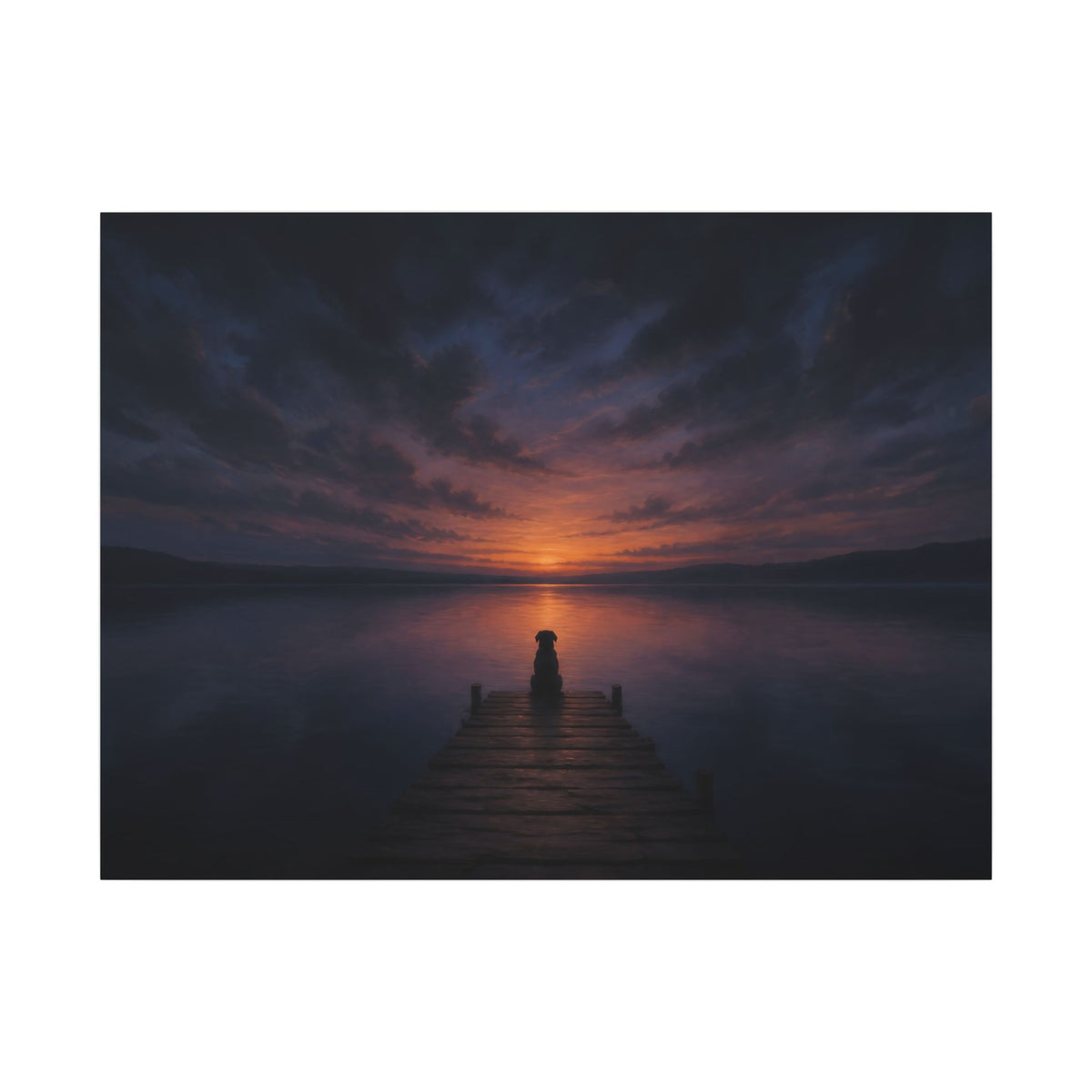 The Wait - Bedroom Wall Art | Canvas (Landscape)