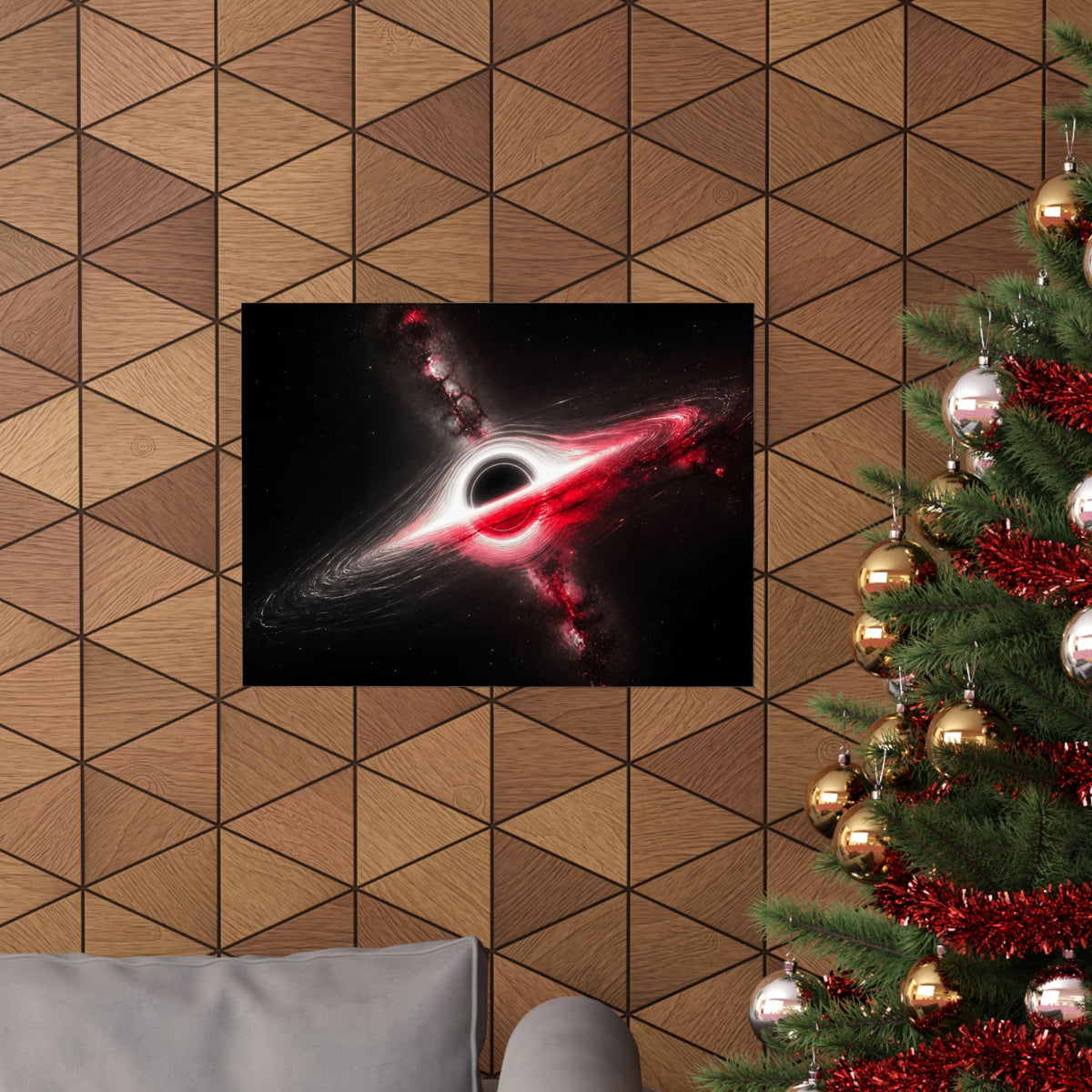 Event Horizon - Space Wall Art | Matte Poster (Landscape)