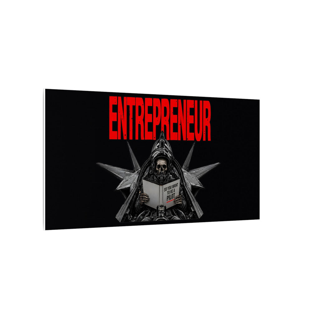 Entrepreneur - Skeleton Wall Art | Canvas (Panoramic)