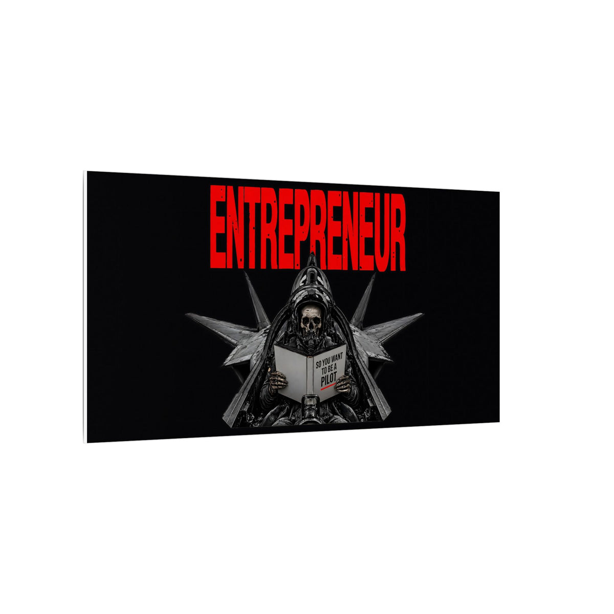 Entrepreneur - Skeleton Wall Art | Canvas (Panoramic)