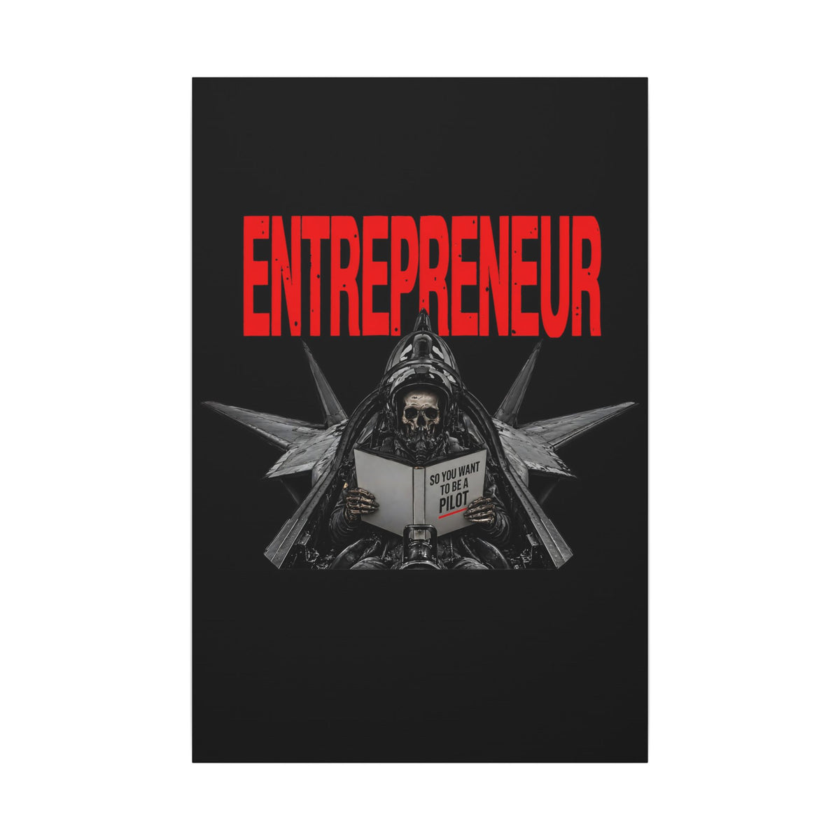 Entrepreneur - Skeleton Wall Art | Canvas
