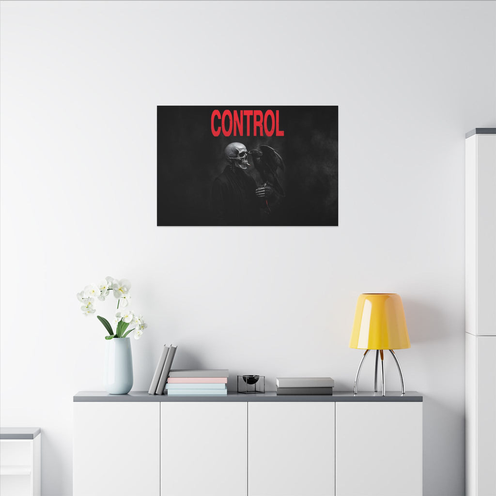 Control - Gothic Raven Artwork | Canvas (Landscape)