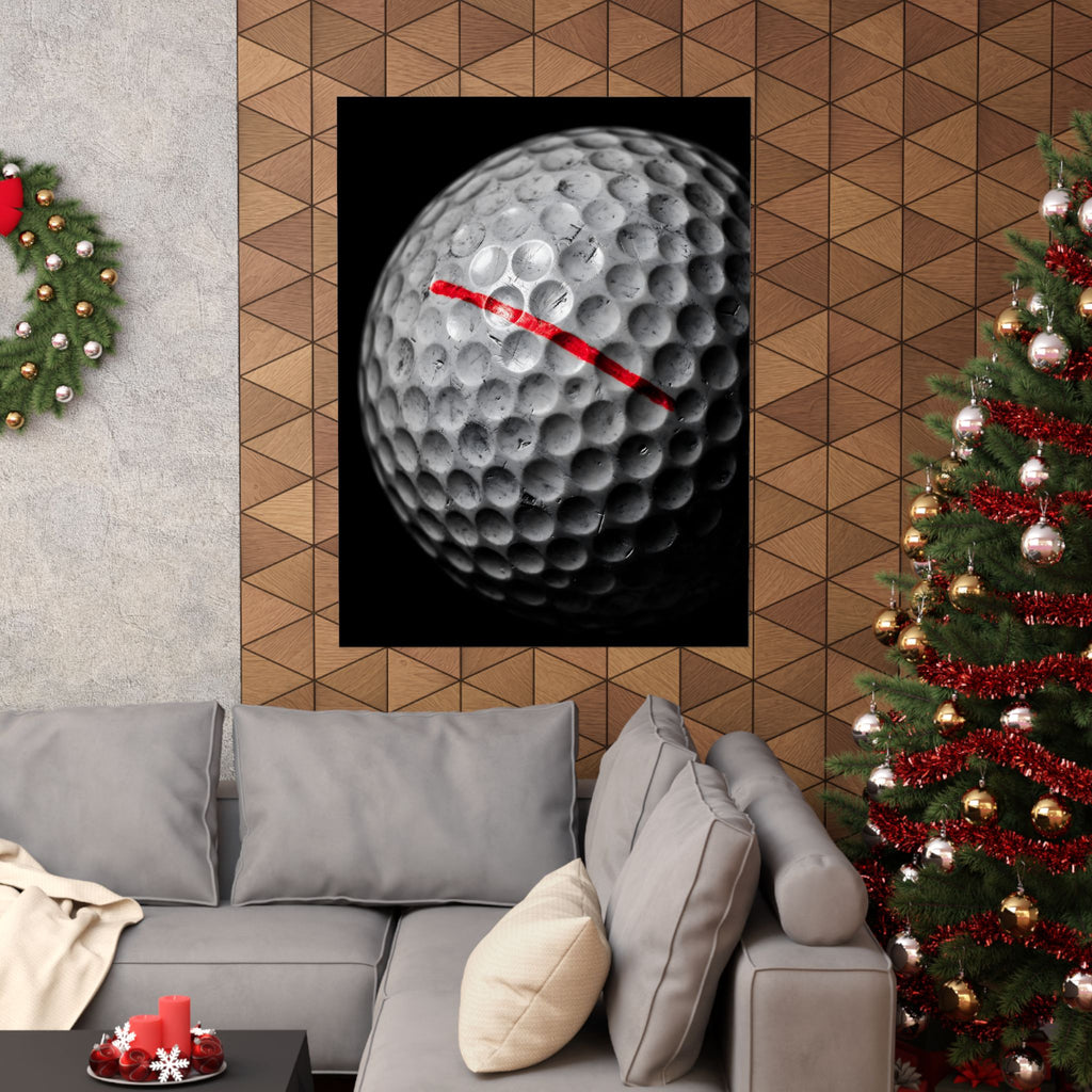 Still in Play - Golf Artwork | Matte Poster