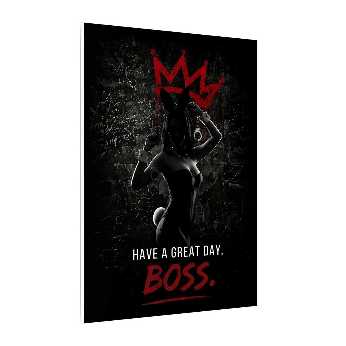 Great Day, Boss - Dark Humor Wall Art | Canvas