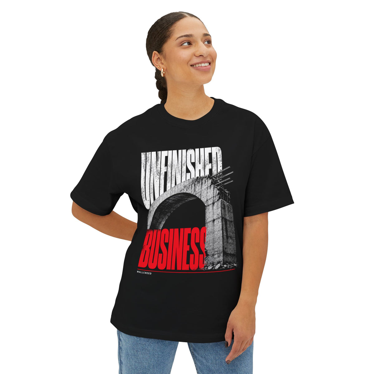 Unfinished Business | Heavyweight Tee (Front + Back)