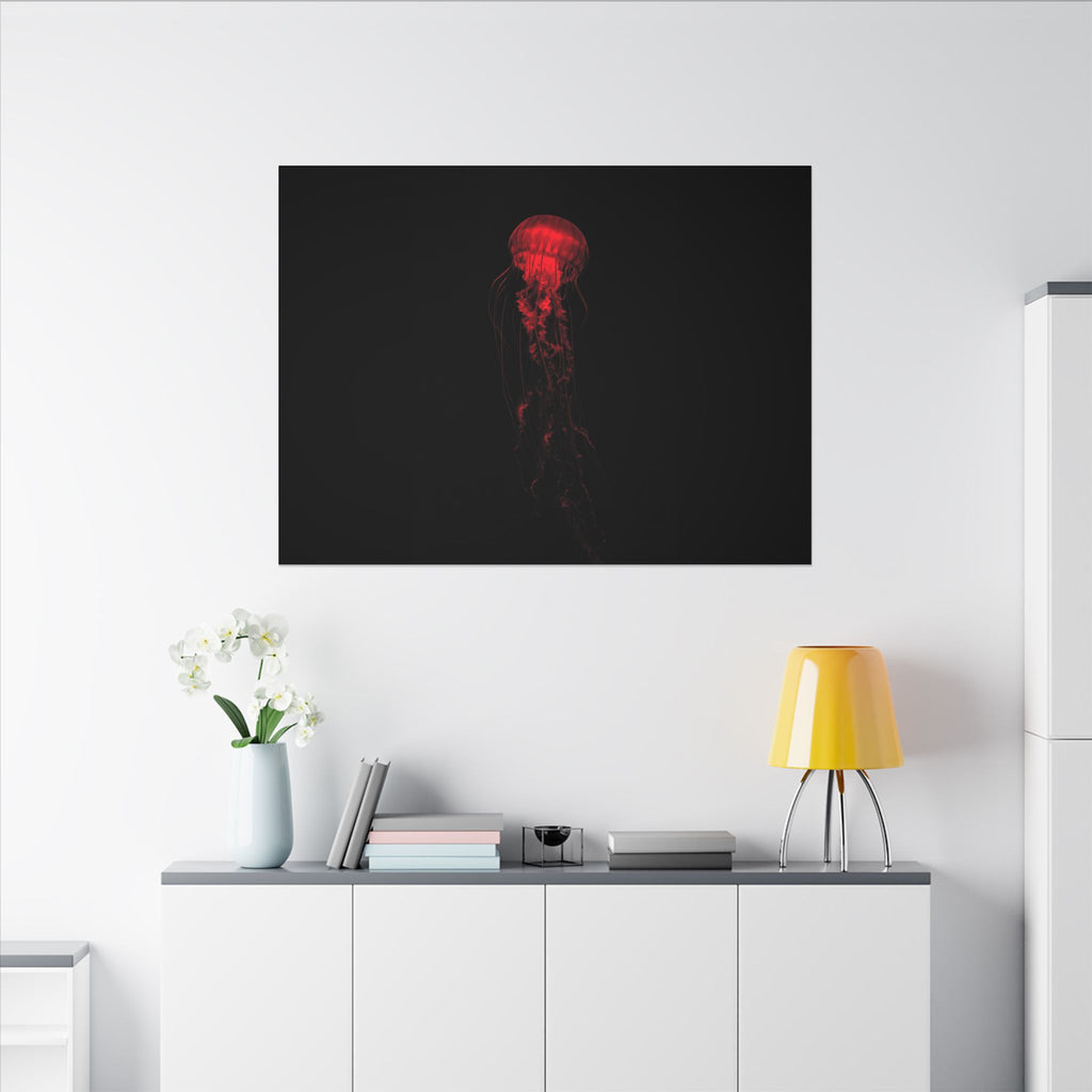 The Drifter - Red Wall Art Decor | Canvas (Landscape)