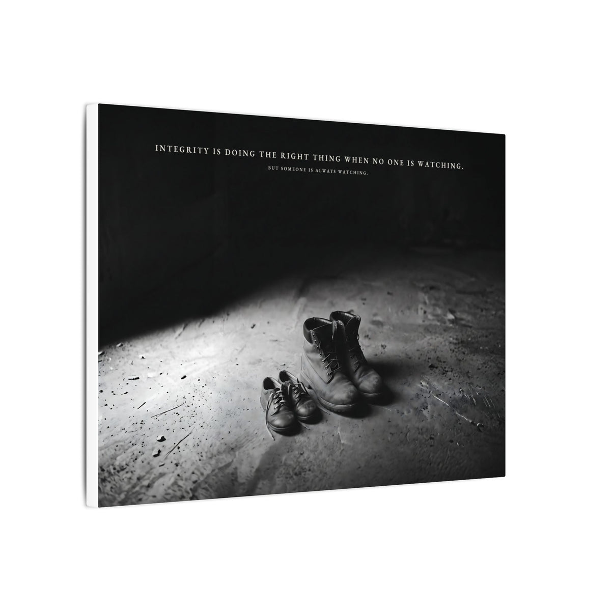 Integrity Is Doing the Right Thing When No One Is Watching - Wall Art | Canvas (Landscape)