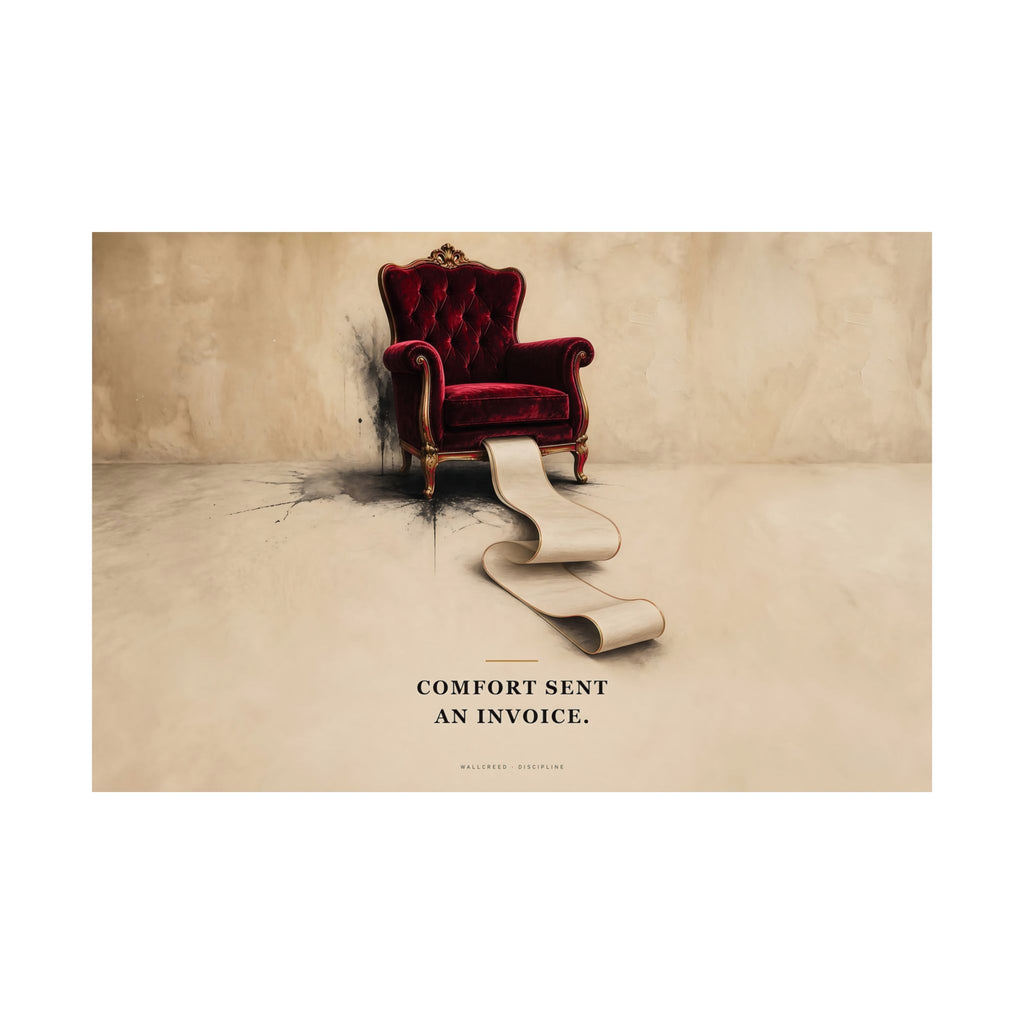 Comfort Sent an Invoice - Funny Wall Art | Matte Poster (Landscape)