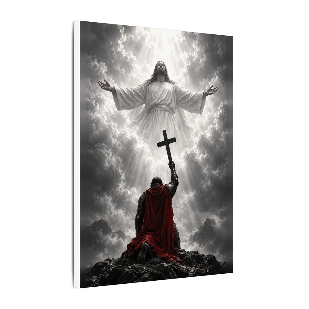 Jesus and the Warrior - Christian Wall Art | Canvas