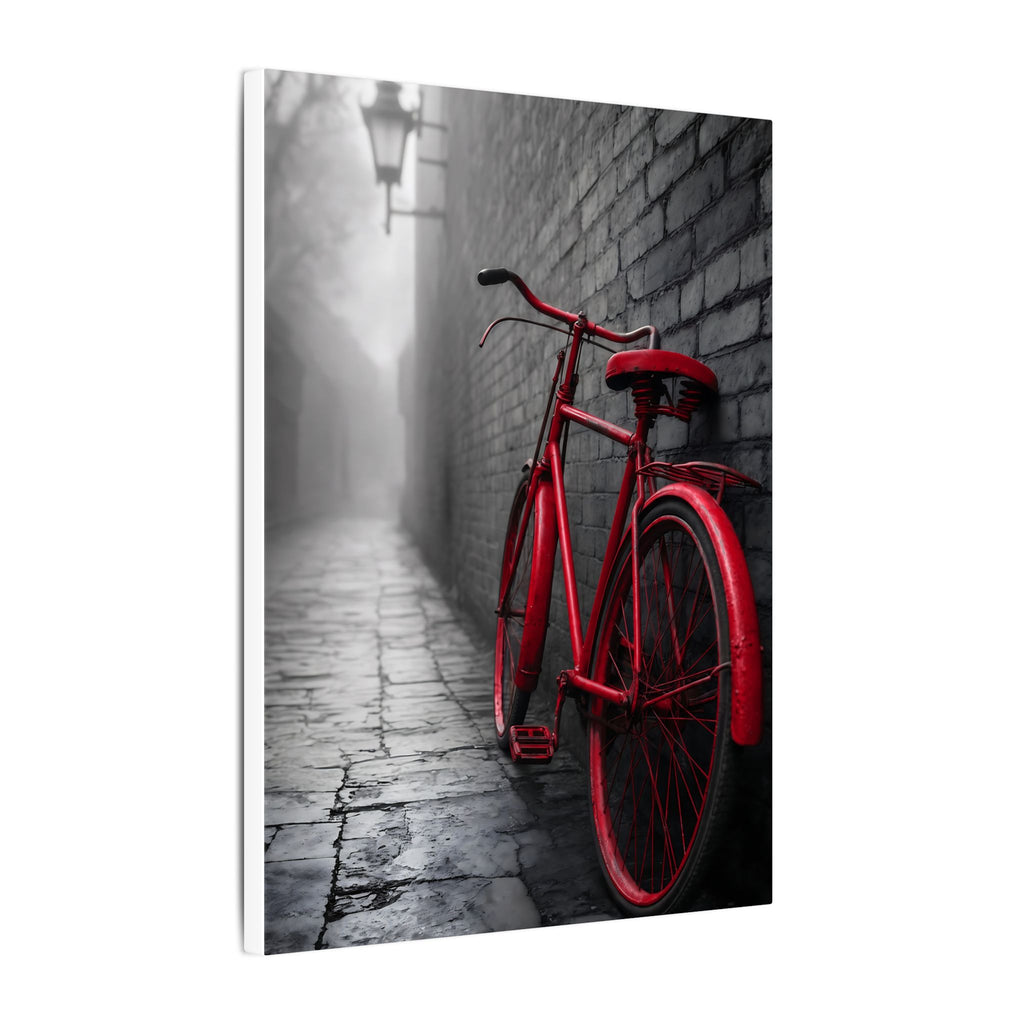 The Red Bicycle - Unique Office Wall Decor | Canvas