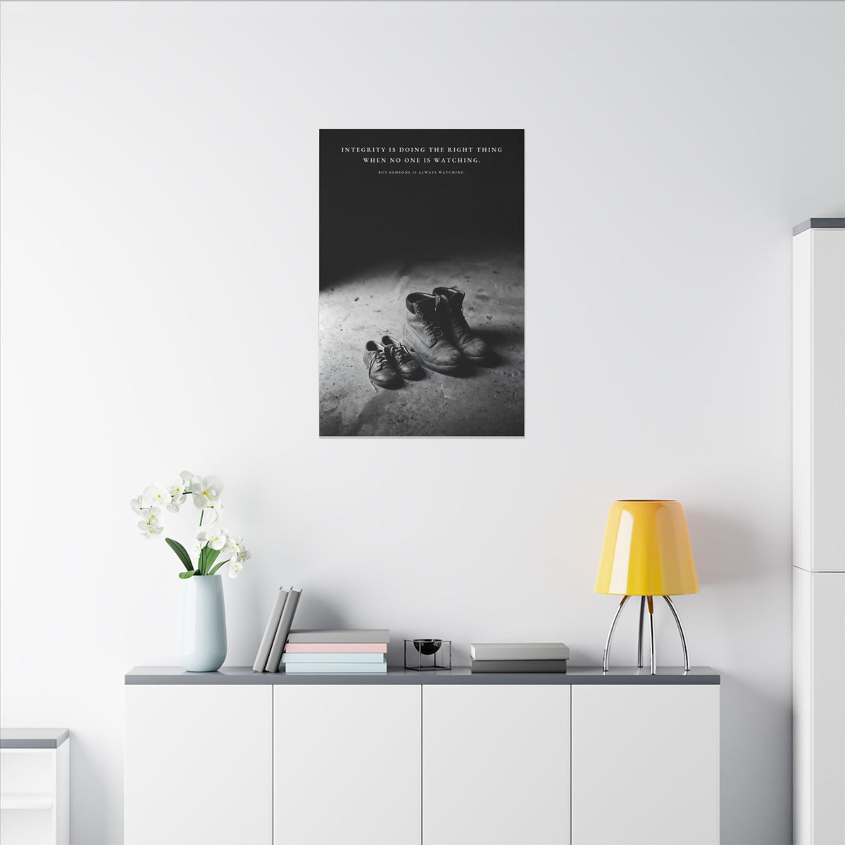 Integrity Is Doing the Right Thing When No One Is Watching - Wall Art | Canvas