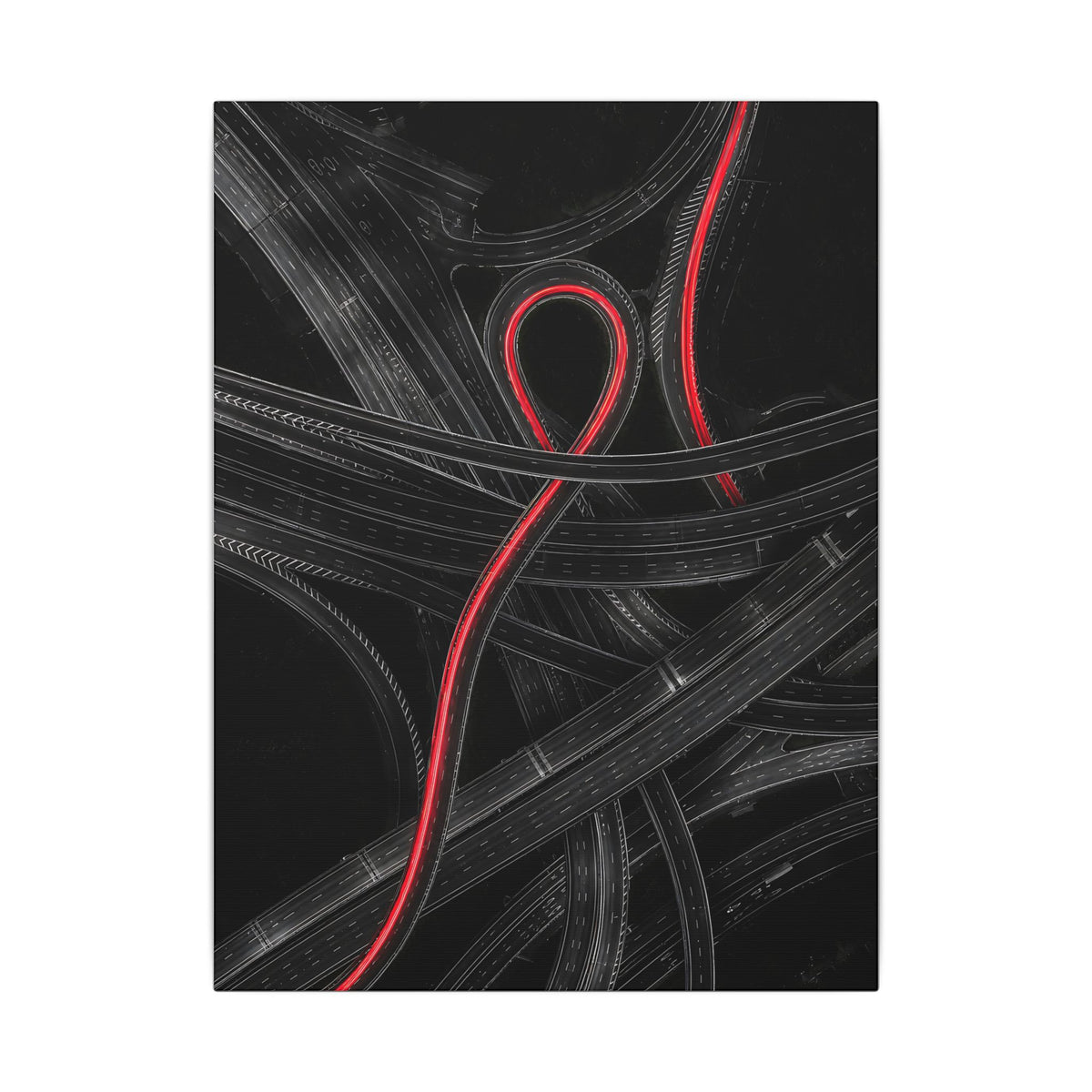 The Route - Car Wall Art | Canvas