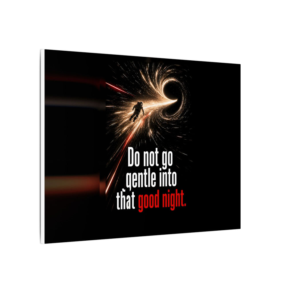 Do Not Go Gentle - Space Wall Art | Canvas (Landscape)