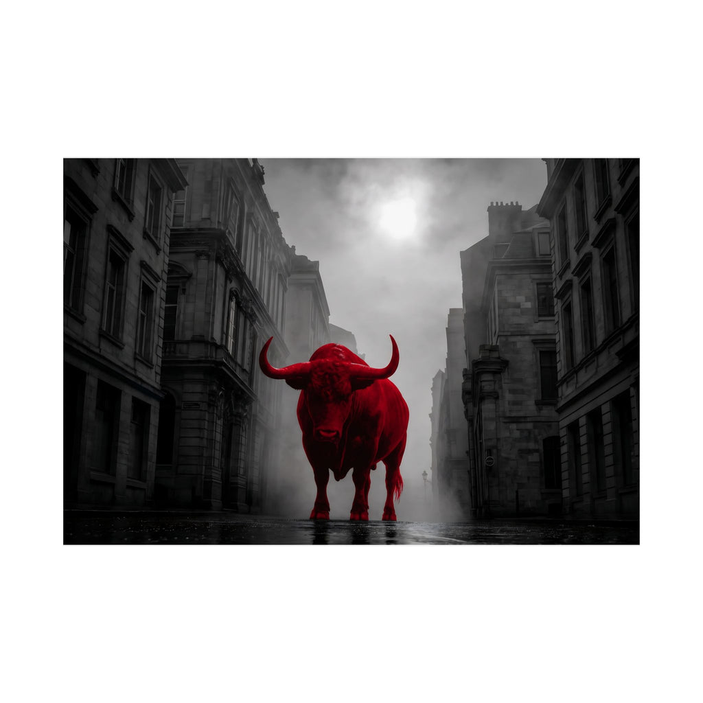 The Bull - Business Wall Art | Matte Poster (Landscape)
