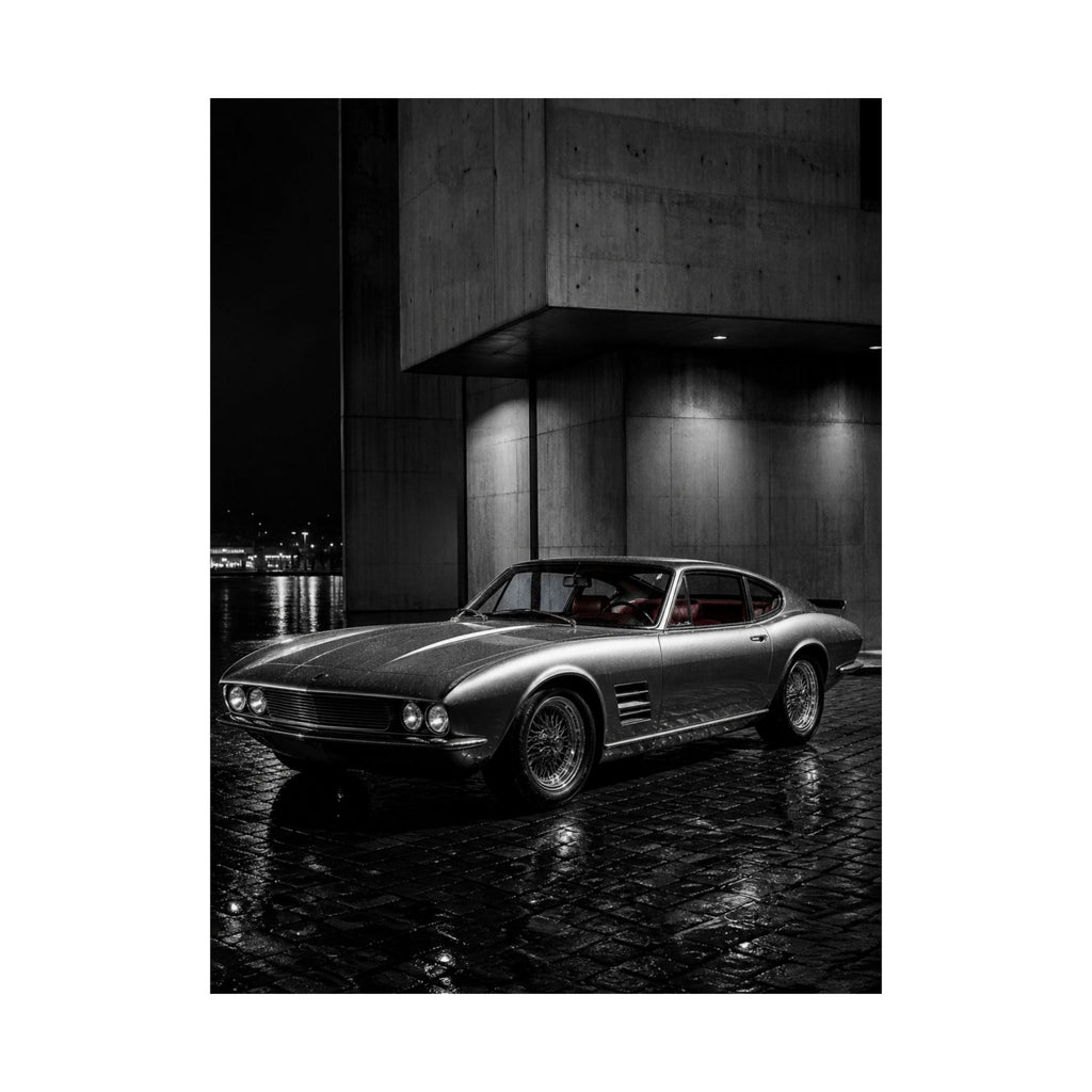 Midnight Grand Tourer - Vintage Car Wall Art | Matte Poster
