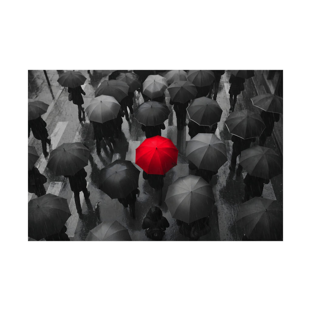 One in the Crowd - Office Wall Art | Matte Poster (Landscape)