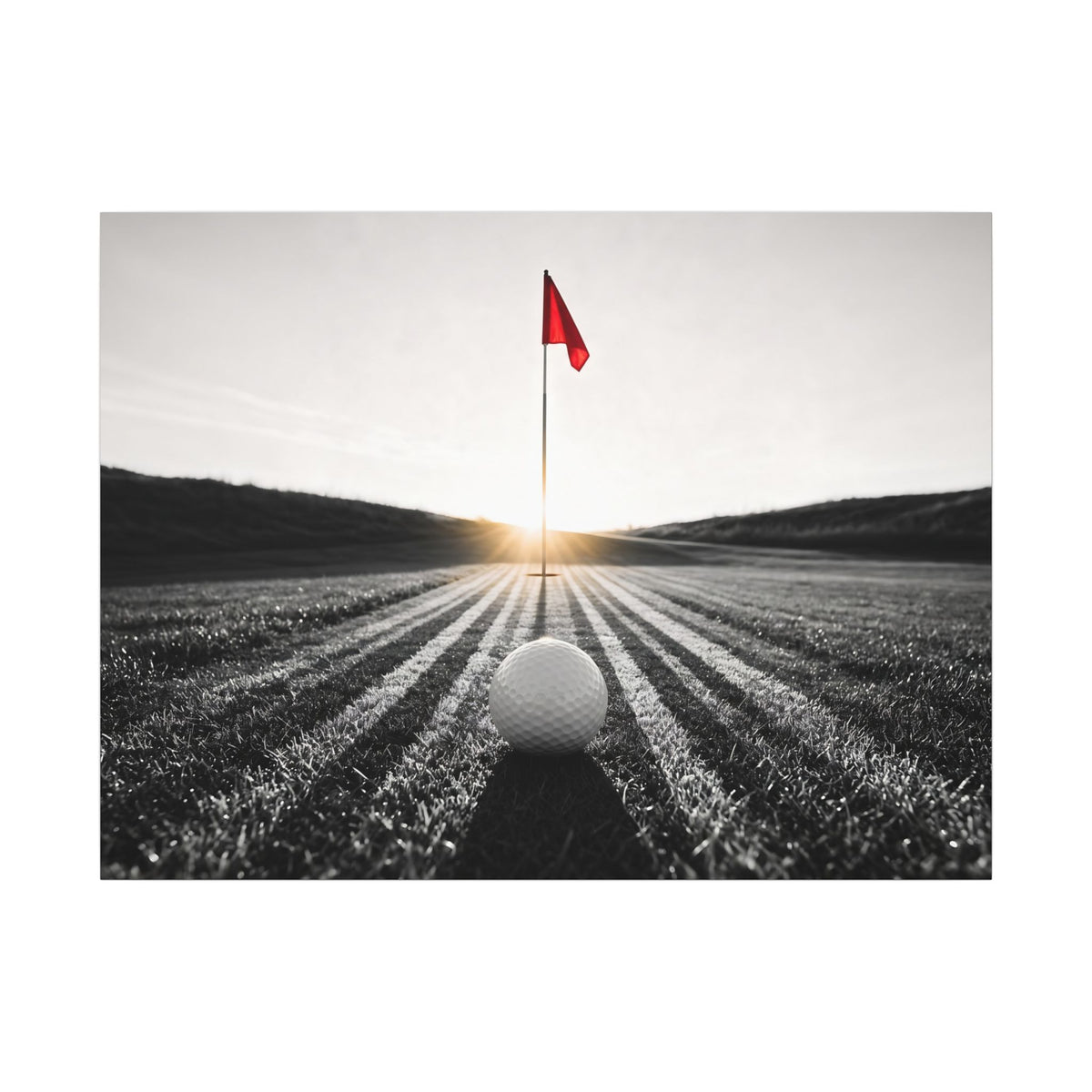 Dead Aim - Golf Wall Decor | Canvas (Landscape)