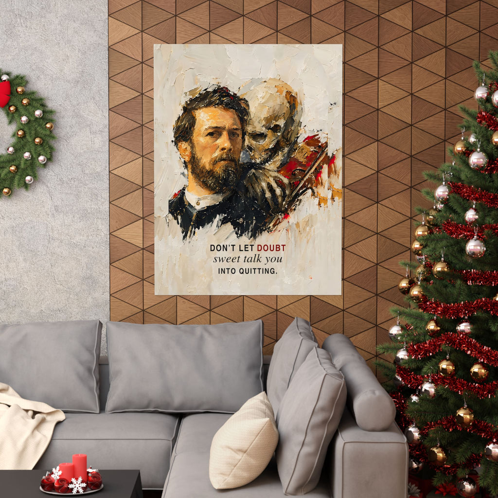 Don't Let Doubt - Motivational Wall Art | Matte Poster